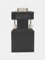 Бежевый портативный адаптер переходник конвертер HDMI - VGA