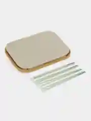 Бежевый корзина для белья 33*44*66