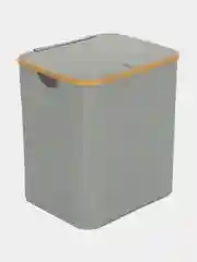 Серый меланж корзина для белья 40*33*43