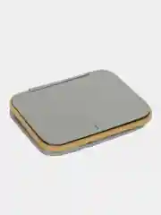 Серый меланж корзина для белья 40*33*43