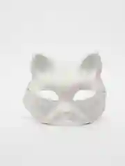 Карнавальная маска для квадробики, "Кошка" из папье маше, на резинке, с набором красок