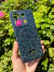 Темно-синий силиконовый чехол the bling world для Xiaomi Poco X6 5G / Поко Х6 5G