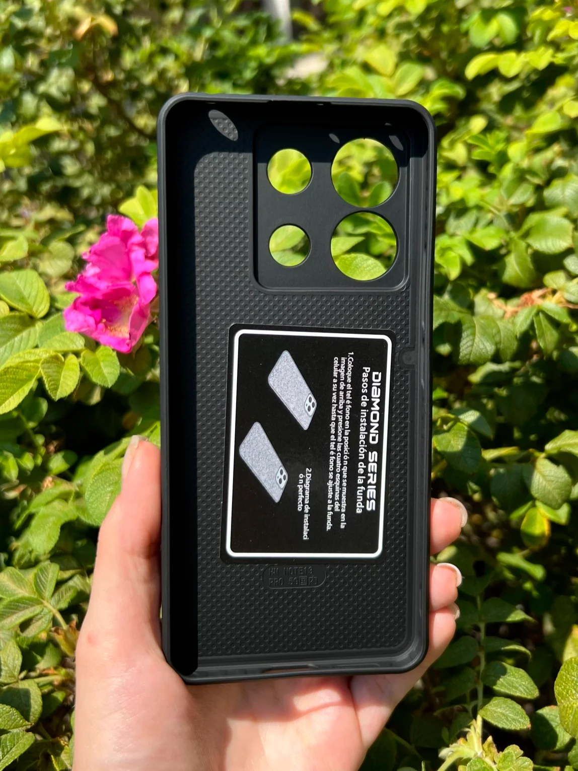 Черный силиконовый чехол the bling world для Xiaomi Poco X6 5G / Поко Х6 5G