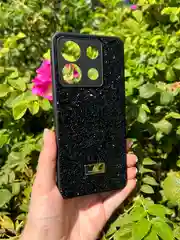 Черный силиконовый чехол the bling world для Xiaomi Poco X6 5G / Поко Х6 5G