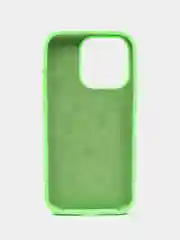Лайм чехол силиконовый Silicone Case iPhone 15 / 15 Plus / 15 Pro / 15 Pro Max, закрытый низ