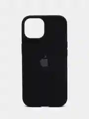 Черный чехол силиконовый Silicone Case iPhone 15 / 15 Plus / 15 Pro / 15 Pro Max, закрытый низ