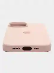 Песочный хаки чехол силиконовый Silicone Case iPhone 15 / 15 Plus / 15 Pro / 15 Pro Max, закрытый низ