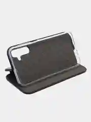 Темно-синий чехол-книжка для Samsung Galaxy A15 / Самсунг Галакси 15