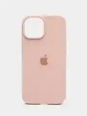Песочный хаки чехол силиконовый Silicone Case iPhone 15 / 15 Plus / 15 Pro / 15 Pro Max, закрытый низ