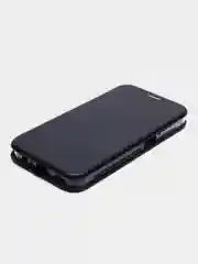 Темно-синий чехол-книжка для Samsung Galaxy A15 / Самсунг Галакси 15