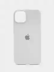 Белый чехол силиконовый Silicone Case iPhone 14 / 14 Plus / 14 Pro / 14 Pro Max, закрытый низ