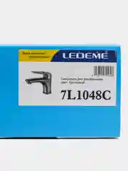 Бронзовый смеситель для умывалька латунный Ledeme L1048С