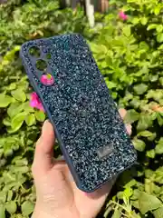 Темно-синий силиконовый чехол the bling world для Samsung A15 4G / Самсунг А15 4G