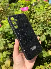 Черный силиконовый чехол the bling world для Samsung A15 4G / Самсунг А15 4G