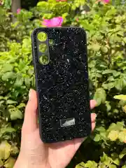 Черный силиконовый чехол the bling world для Samsung A15 4G / Самсунг А15 4G