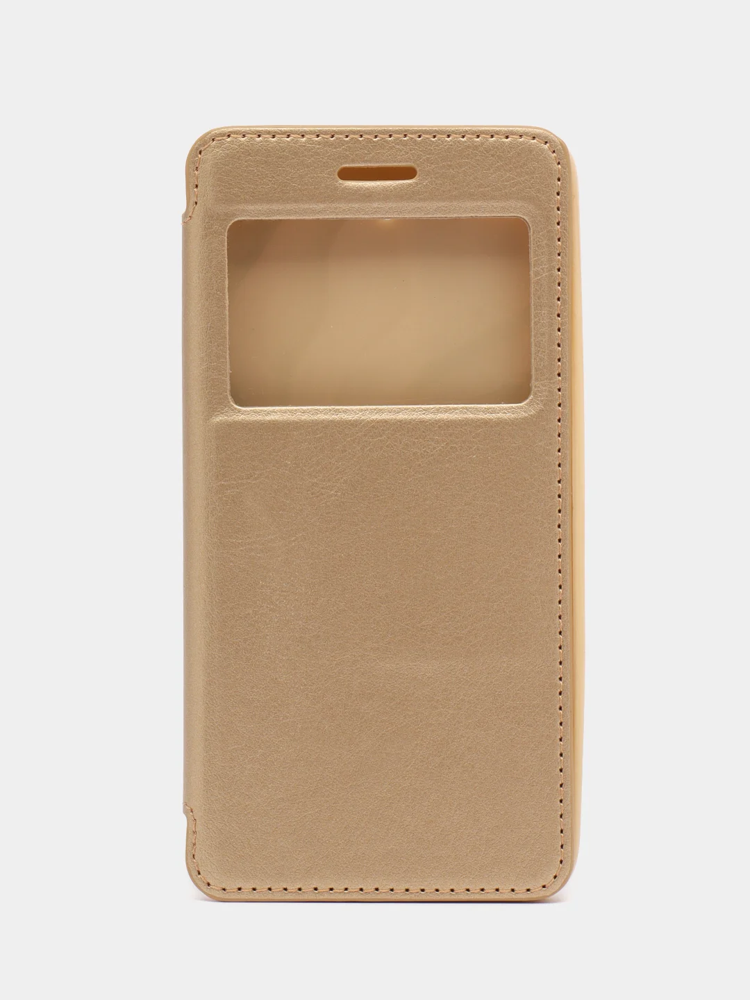 Золотой чехол-книга Xiaomi MI5s с окном