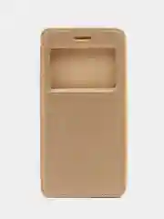 Золотой чехол-книга Xiaomi MI5s  с окном