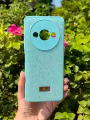Бирюзовый силиконовый чехол the bling world для Xiaomi Redmi A3 и A3X / Редми А3 и А3Х