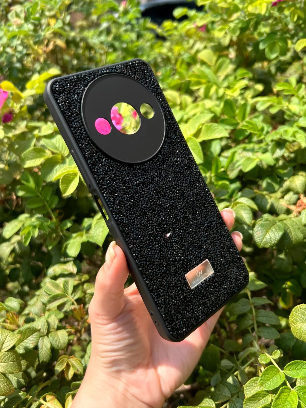 Черный силиконовый чехол the bling world для Xiaomi Redmi A3 и A3X / Редми А3 и А3Х