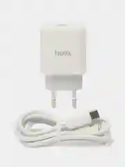 Быстрая зарядка Hoco C76A (30W/3А) кабель Type-C-Type-C, для смартфонов/планшетов/колонок