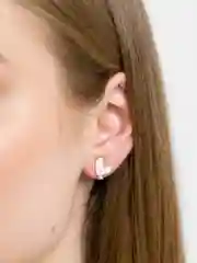 Серьги женские, "Флёраль", сережки для подростков, с гвоздиком из серебра 925 пробы,