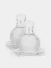 Соска BABOO Classic, молочная, силикон, 2 штуки, 3+