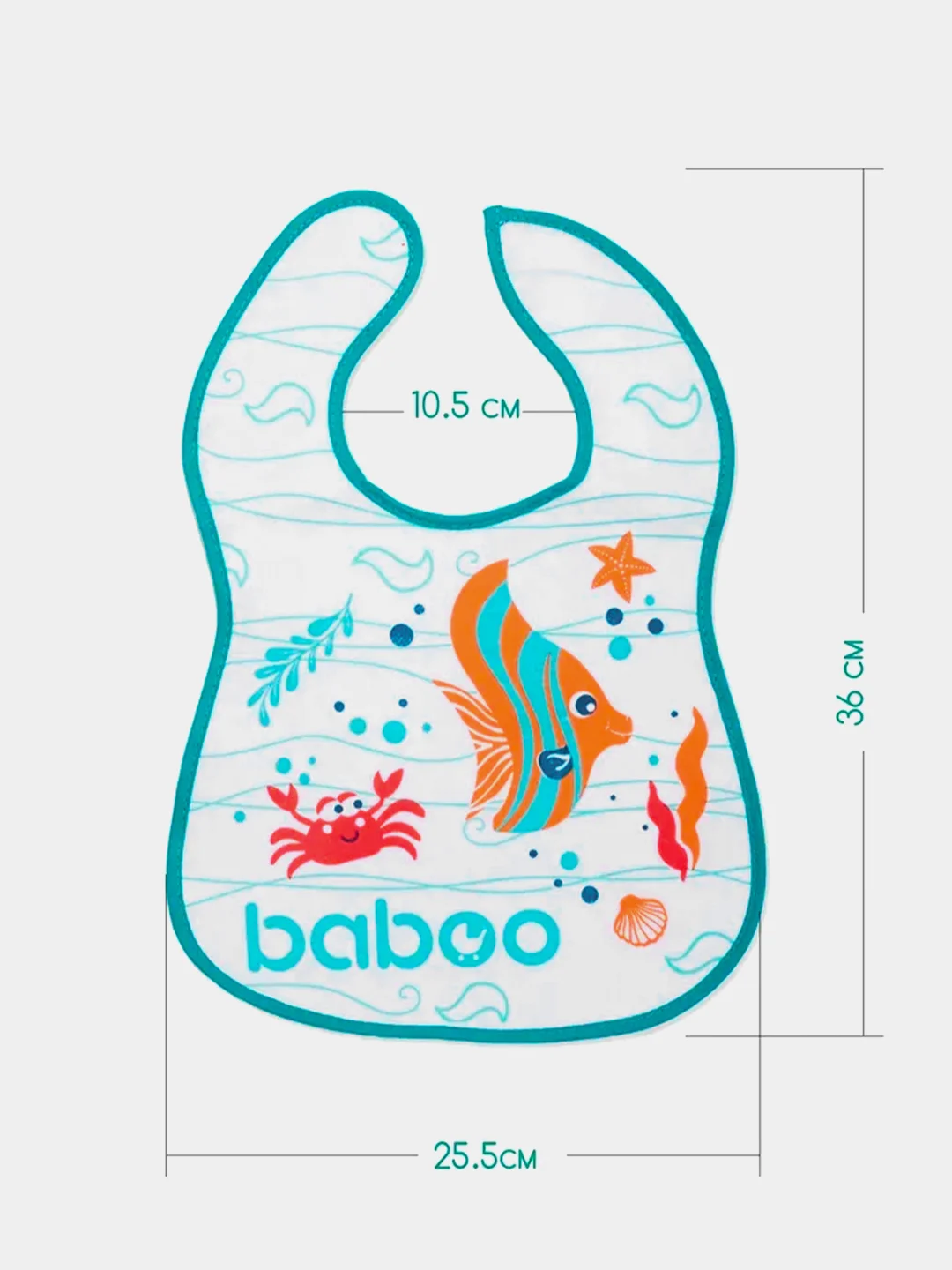 Фартук BABOO Sealife, нагрудный, 1+