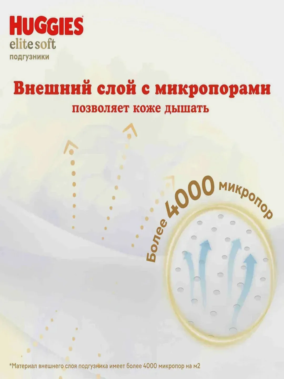 Подгузники Huggies Elite Soft, 8-14 кг, 4 размер, 54 штуки