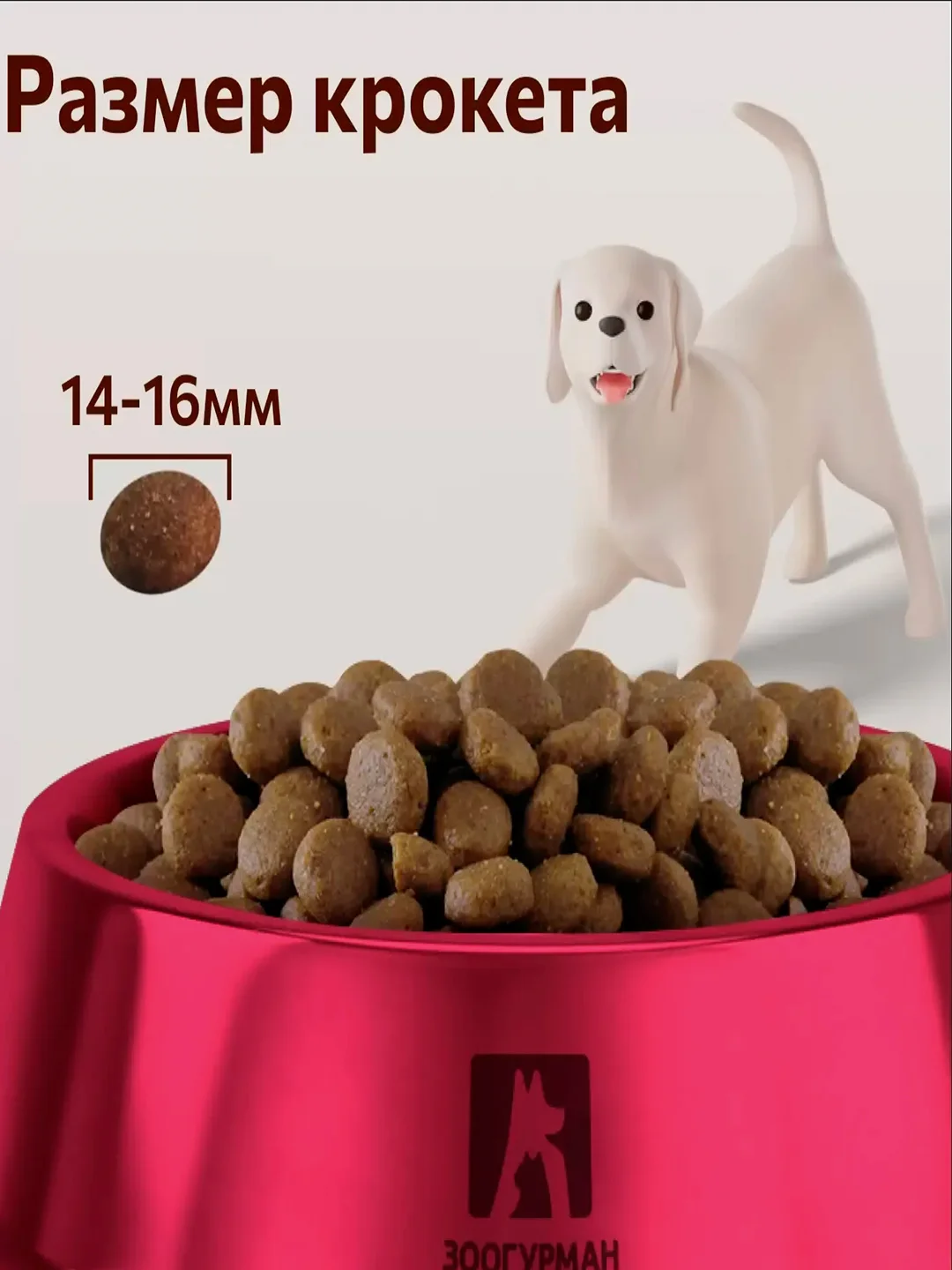 Полнорационный сухой корм BIG DOG Говядина, 10 кг
