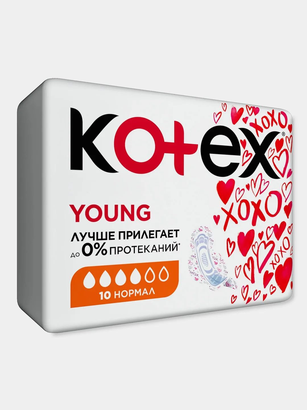 Гигиенические прокладки Kotex Young для девочек, 10шт.