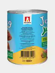 Влажный корм для собак Зоогурман Jolly Dog Телятина с сердцем, 850 г
