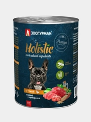 Влажный корм для собак Зоогурман Holistic, с уткой, индейкой и картофелем, 350г