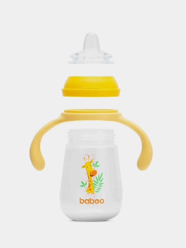 Кружка-поильник BABOO Safari, с силиконовым носиком, 260 мл, 6+