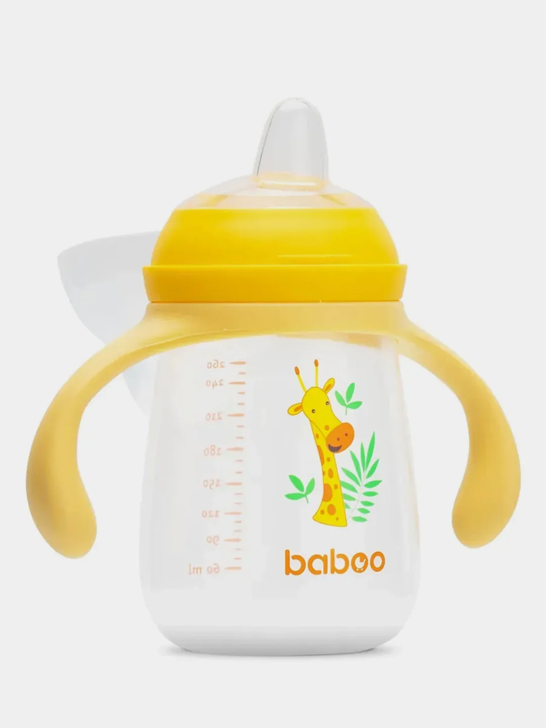 Кружка-поильник BABOO Safari, с силиконовым носиком, 260 мл, 6+