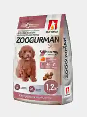 Полнорационный сухой корм для собак малых и средних пород Zoogurman Soft, Лосось, 1,2кг