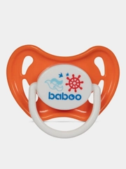 Соска-пустышка BABOO, Marine, силиконовая, круглая, 6+