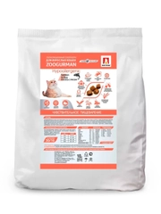 Полнорационный сухой корм для кошек Zoogurman Hypoallergenic, Лосось с рисом, 10 кг