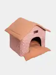 Лежак для кошек и собак Зоогурман Ампир, 45*40*45 см, бежевый