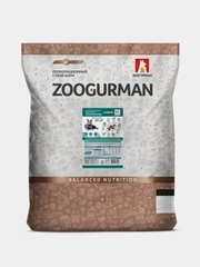 Полнорационный сухой корм для кошек Zoogurman Sterilized, Индейка, 10 кг