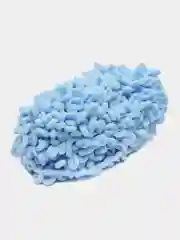 Небесно-голубой пряжа плюшевая турецкая Alize Puffy Fine ( с маленькими петлями) 1 шт