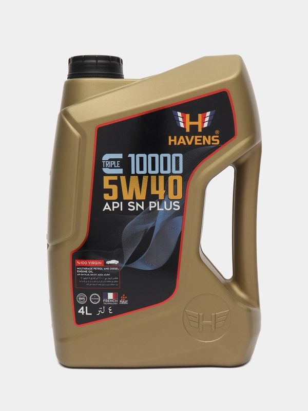 Моторное масло HAVENS 5W40, API SN PLUS/SN/CF, ACEA A3/B4, синтетическое, 4 литра