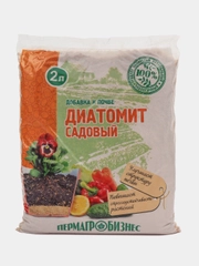Экологическая чистая  природная добавка к почве ДИАТОМИТ САДОВЫЙ 2л ПермАгроБизнес