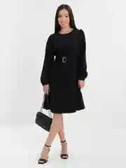 Черный платье женское офисное, школьное, вечернее, большие размеры