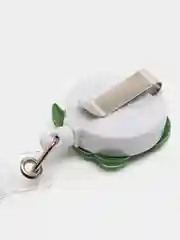 Зеленый держатель для пропуска, бейджа, чехол для карт с рулеткой-ретрактором