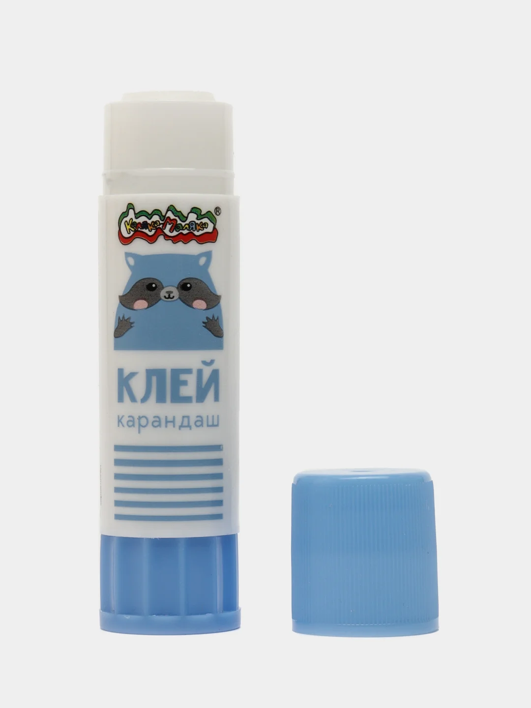 Голубой клей карандаш Зверята 15 г