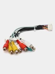 Тюльпаны разъемом 20 P, RCA 7 провод, жгут проводов, переходник, кабель сабвуфера