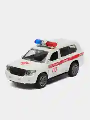 Прозрачный машинка металлическая, инерционная