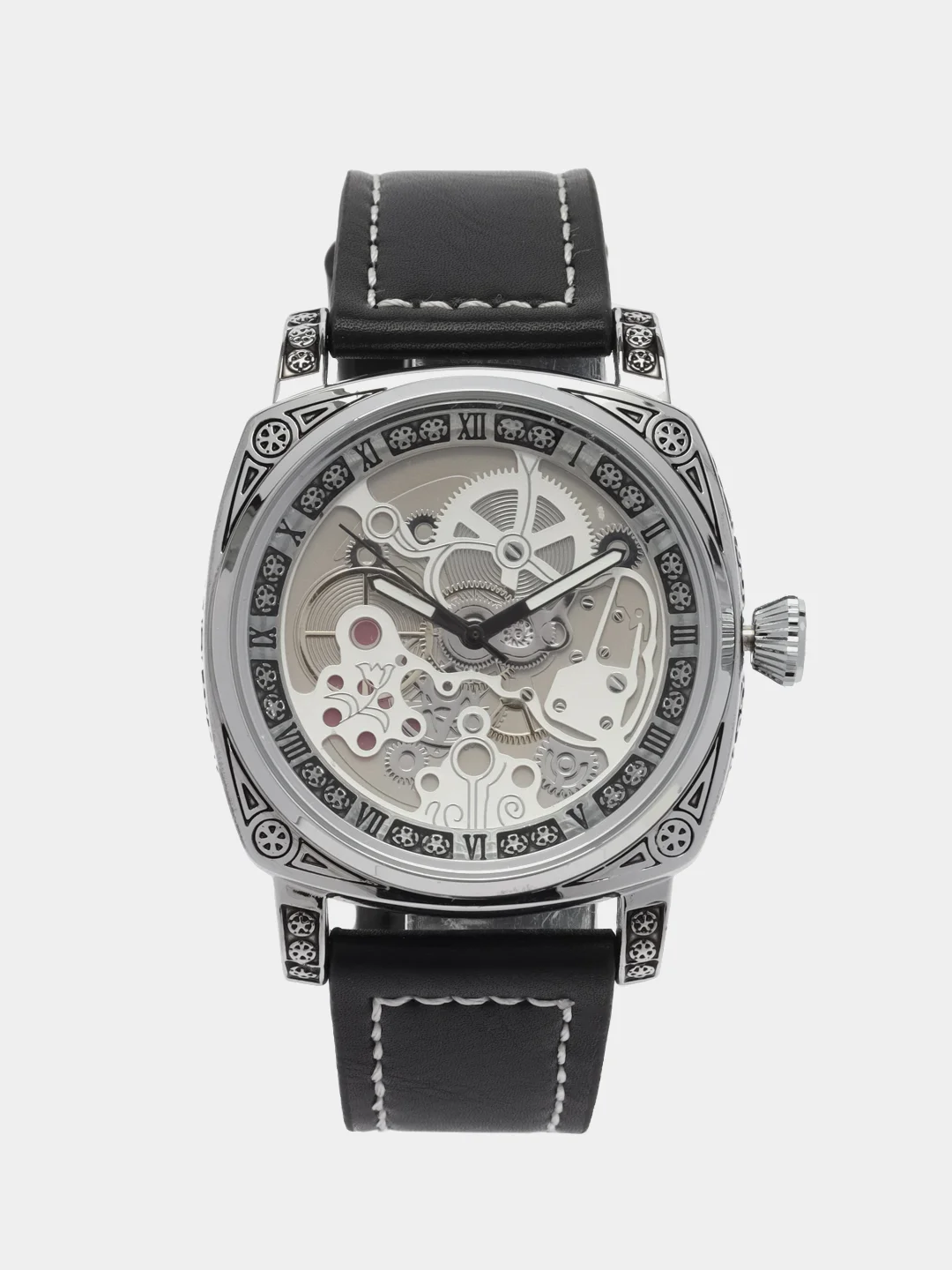 Черный часы наручные мужские PRECIOUS DUKE 8058, водостойкие