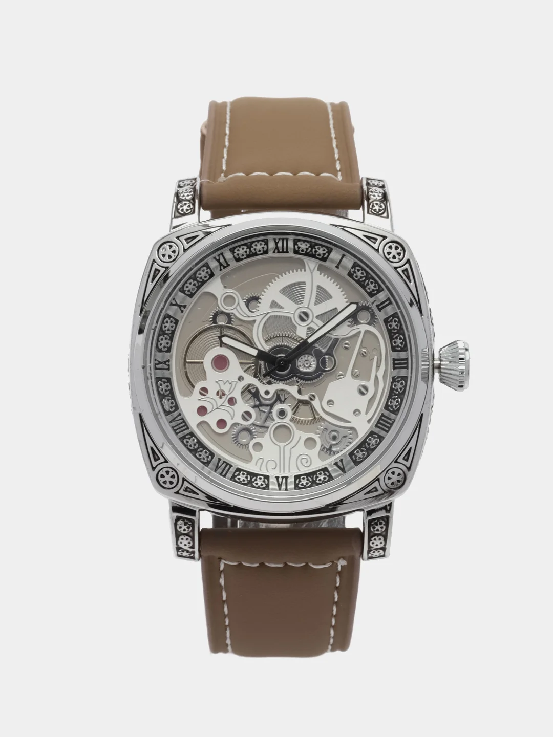 Бежевый часы наручные мужские PRECIOUS DUKE 8058, водостойкие
