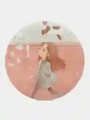 Бордовый карманное зеркало